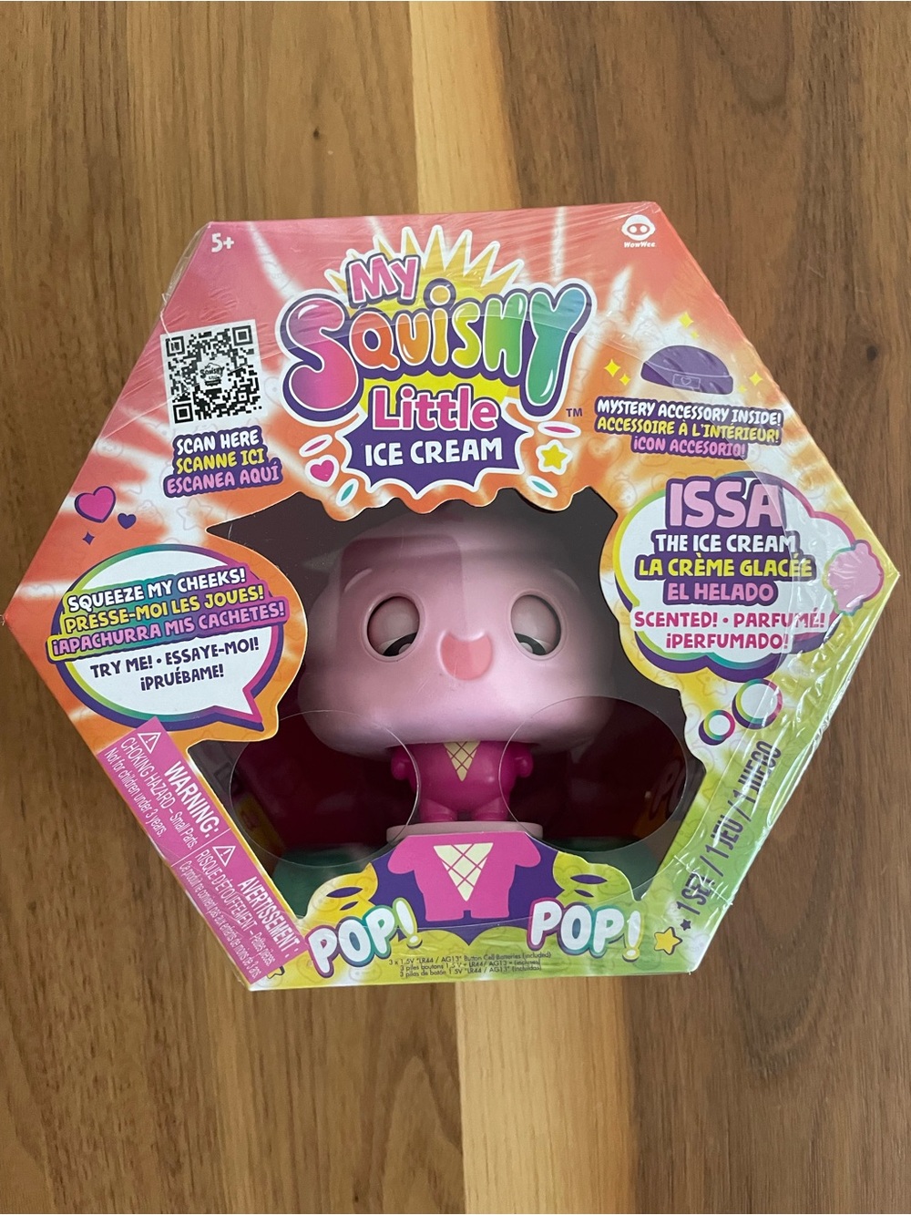 My Squishy Little Ice Cream ISSA Pink Scented Plush Toy